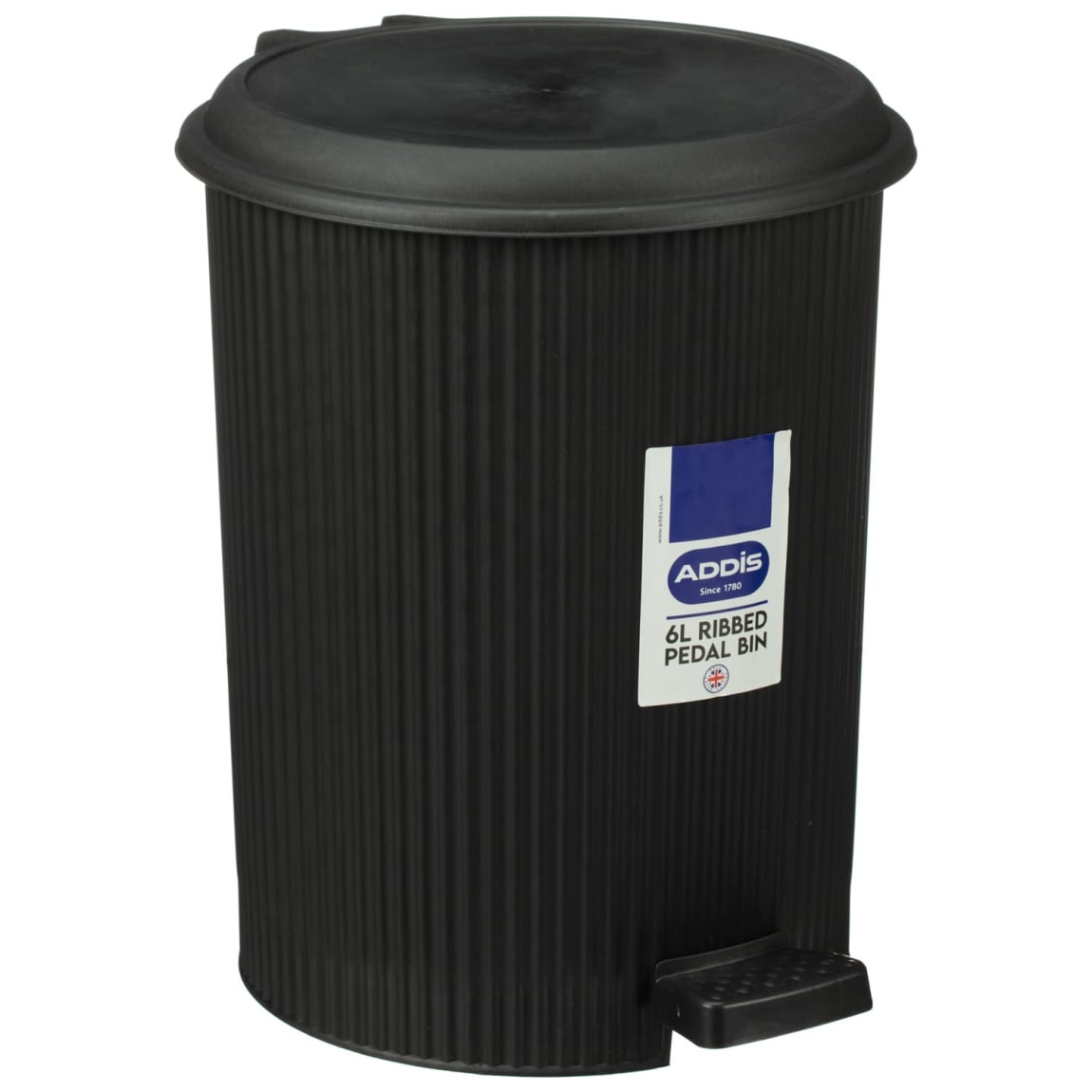 438490-addis-ribbed-6l-bin-black-2