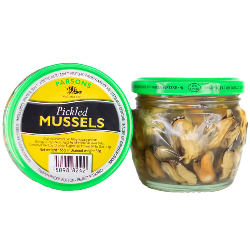 Parsons Pickled Mussels 155g Packaged Foods B&M