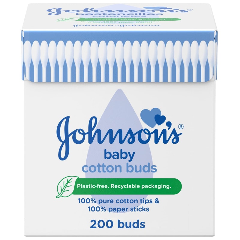 Johnson's Baby Cotton Buds 200pk Baby Toiletries B&M Stores