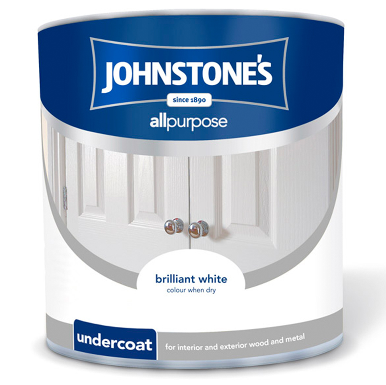 Johnstone's All Purpose Undercoat Paint Brilliant White 2.5L