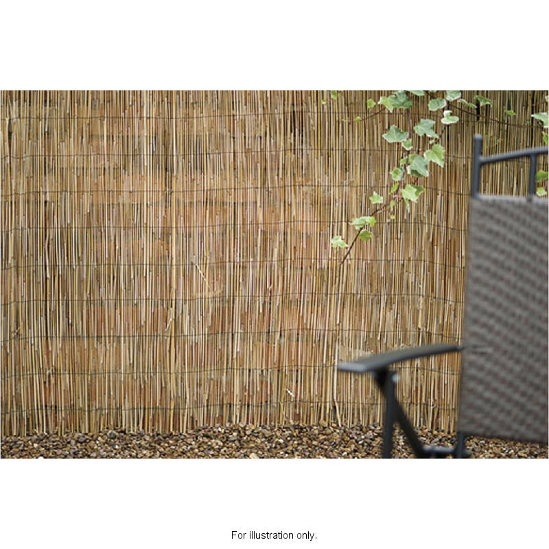 Peeled Reed Screening 100 x 300cm Garden Fencing
