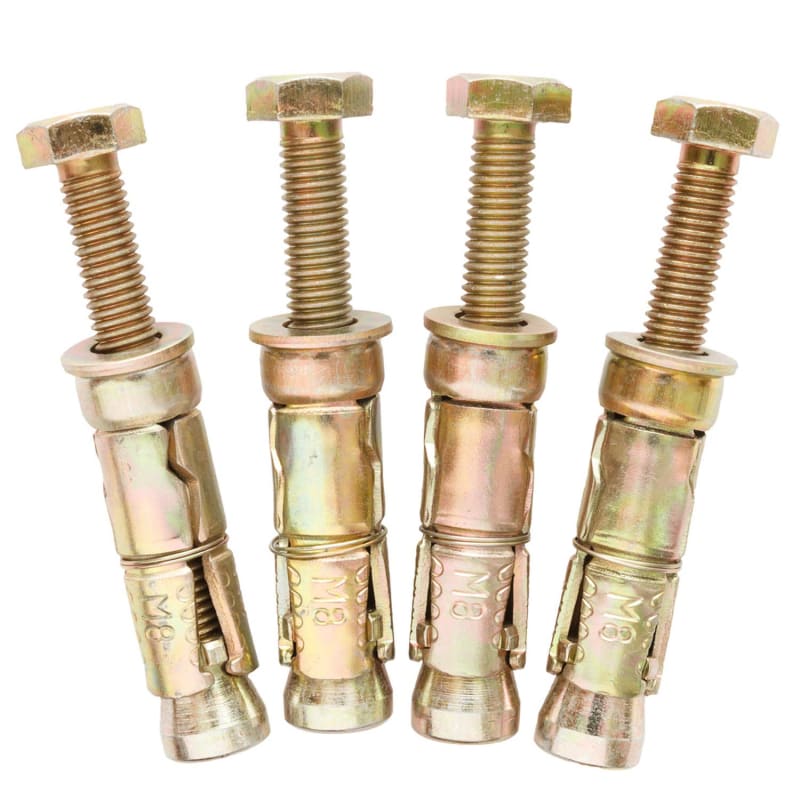 Anchor Bolts 8mm x 65mm 4 Pack Fencing, Garden Fencing