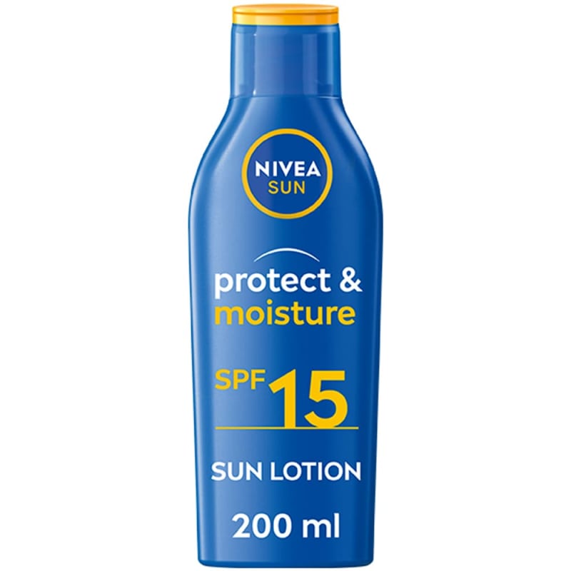 Nivea Protect & Moisture Sun CreamSpf15 Sun Lotion B&M
