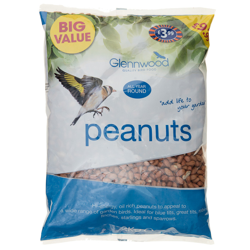 Glennwood Bird Peanuts 2kg Bird Food Glennwood Bird Peanuts 2kg Bird Food