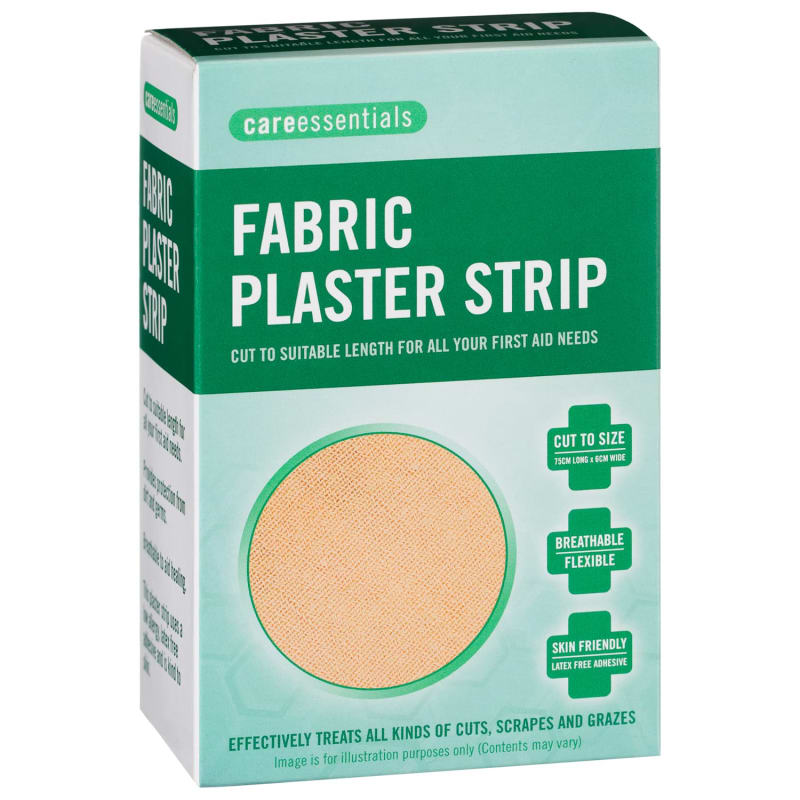 Care Essentials Fabric Plaster Strip 75cm First Aid B&M