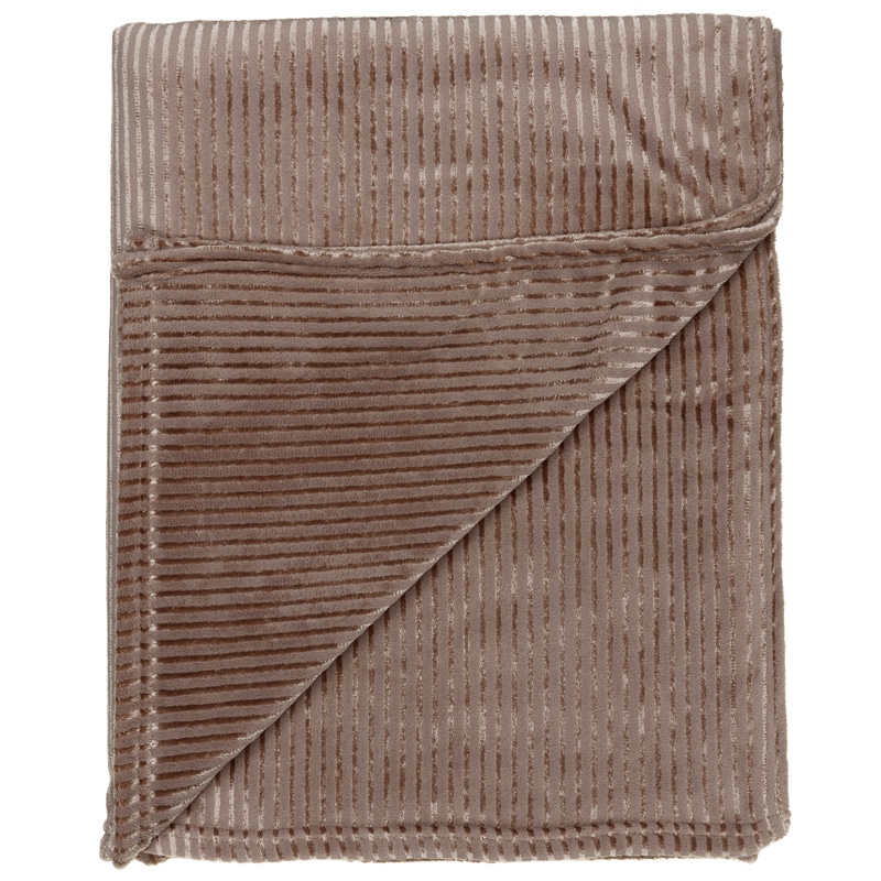 Pinstripe Satin Oversized Luxury Throw Home Blankets B&M