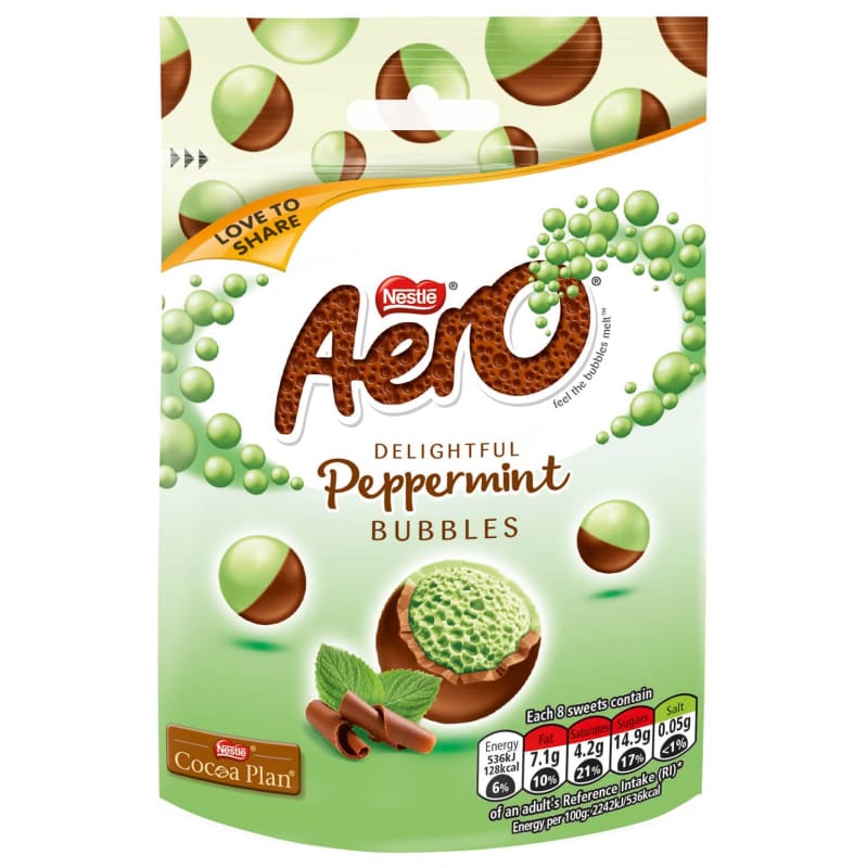 Aero Peppermint Bubbles 80g Chocolate B&M