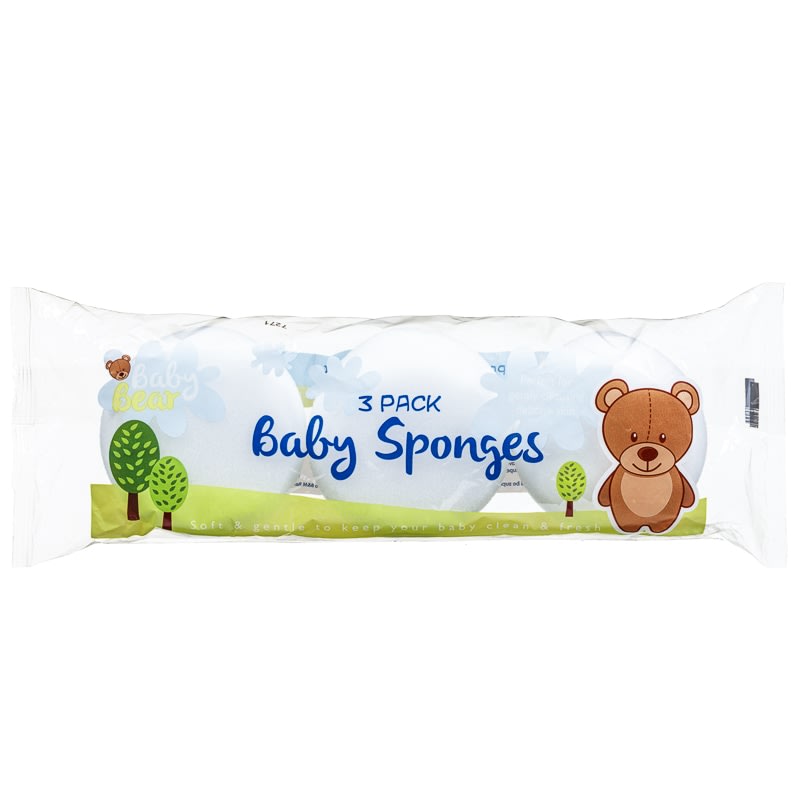 Baby Sponges 3pk Beauty Accessories B&M Stores