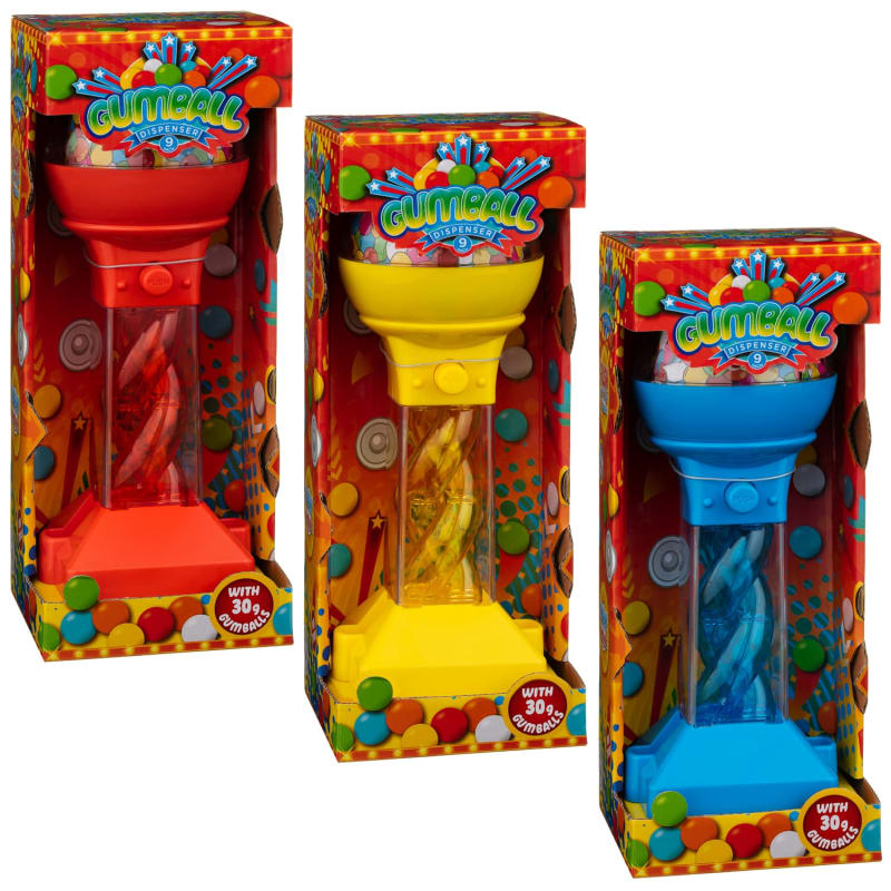 Spiral Dispenser Money Bank Gumball Machine 9" Gifts B&M