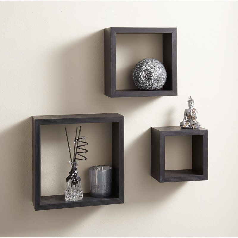 Lokken 3 Cube Shelves Living Room Furniture B M 314345 Vermont Cube Shelves Black