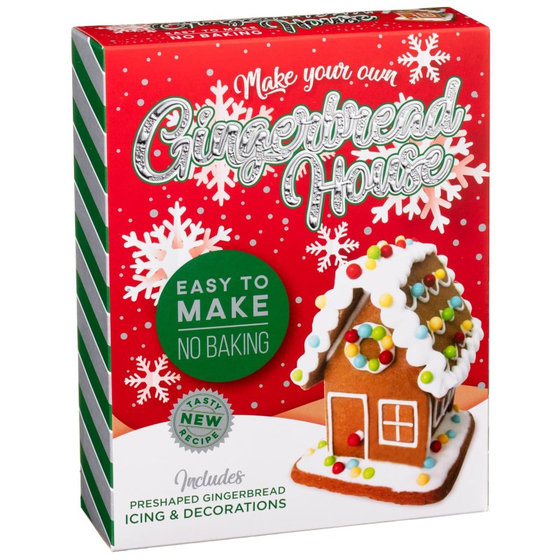 Make Your Own Gingerbread House 190g Christmas Gifts B&M