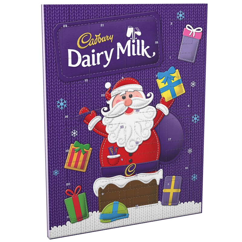 Cadbury Dairy Milk Advent Calendar 90g Advent Calendars B M Cadbury Dairy Milk Advent Calendar 90g Advent Calendars B M