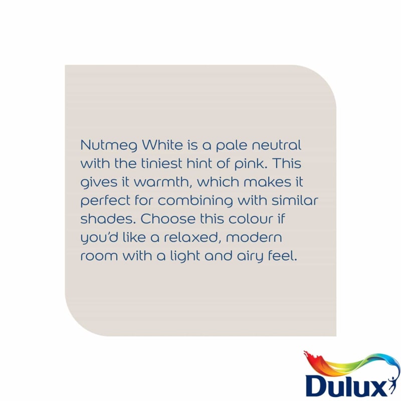 Dulux Easycare Kitchen Matt 2.5L Nutmeg White DIY B&M Stores