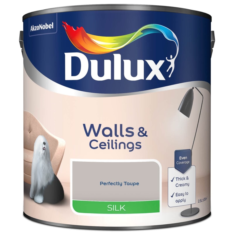Dulux Silk Paint 2 5L Perfectly Taupe DIY B M dulux-silk-paint-2-5l-perfectly-taupe-diy-b-m