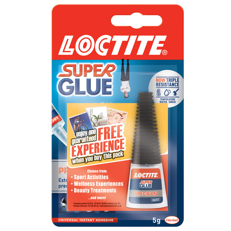 Loctite Precision Liquid Glue 5g DIY Adhesives B&M