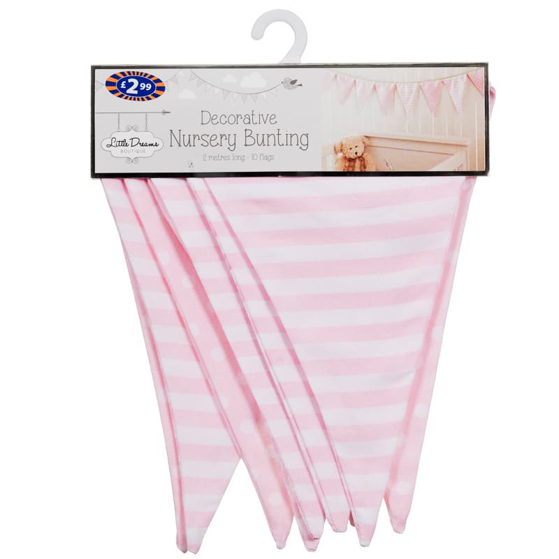 Decorative Nursery Bunting 2m Baby & Accessories B&M