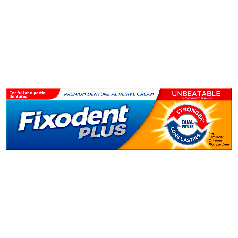 Fixodent Plus Denture Adhesive 40g Dental Care B&M Stores
