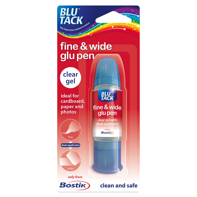 Blu Tack Fine & Wide Glue Pen Stationery Glues, Tapes & Adhesives