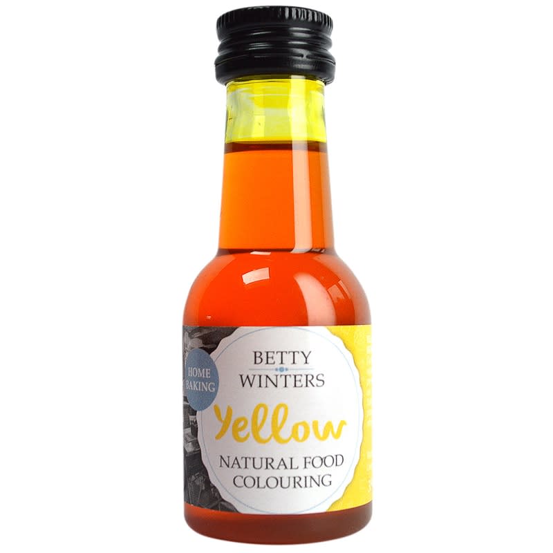 Betty Winters Yellow Natural Food Colouring 38ml | Groceries - B&M