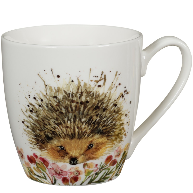 Animal Print Mug Hedgehog Tableware, Mugs B&M Stores