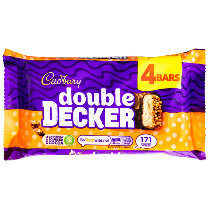 Cadbury Double Decker 4pk Chocolate Multipack B&M Stores