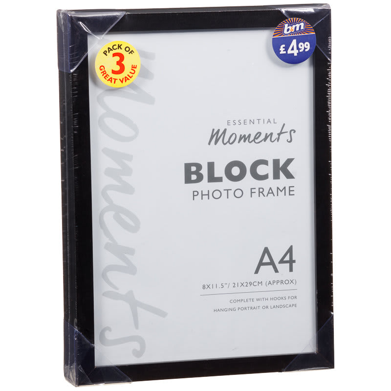 305876-3pk-Block-Black-A4-Photo-Frame1