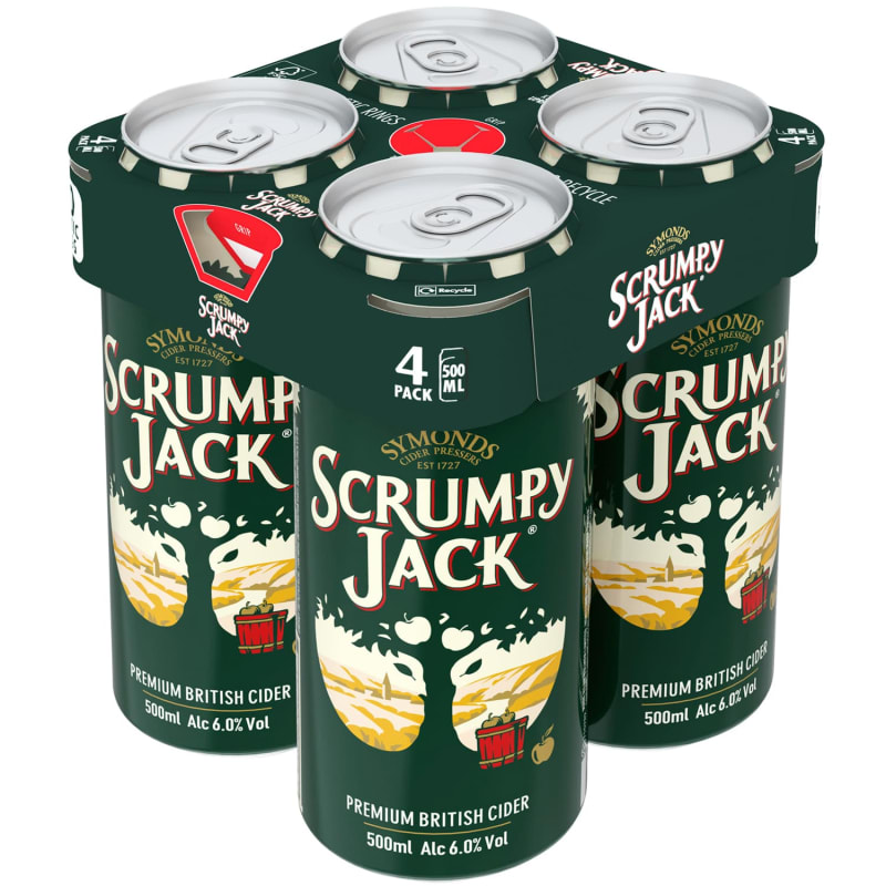 Scrumpy Jack Cider 4 x 500ml Cider B&M