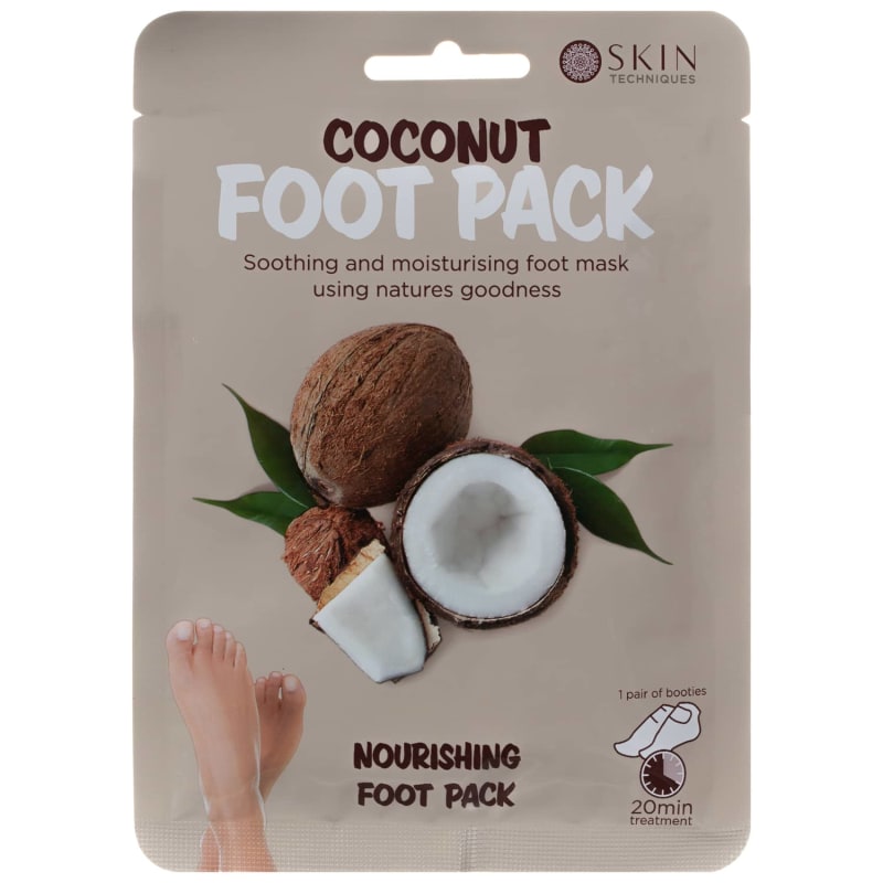 Skin Techniques Coconut Foot Pack Beauty Treatments B&M