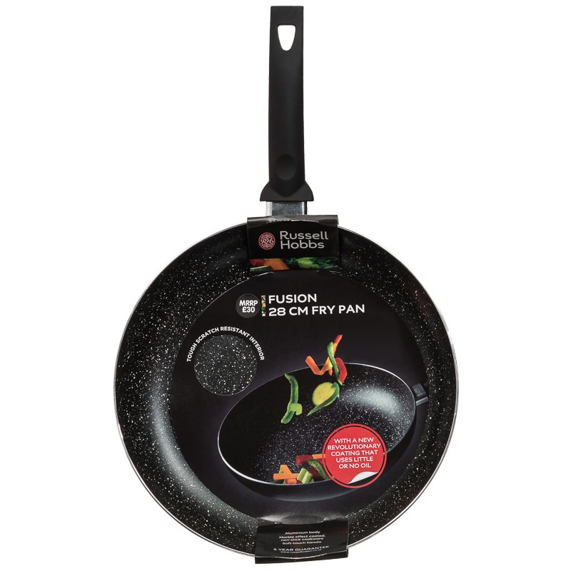 Russell Hobbs Marble Fusion Frying Pan 28cm Kitchen Cookware