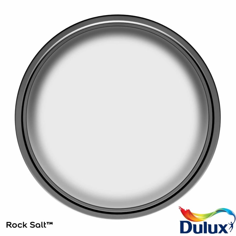Dulux Walls & Ceilings Silk Paint 2.5L Rock Salt Paint B&M