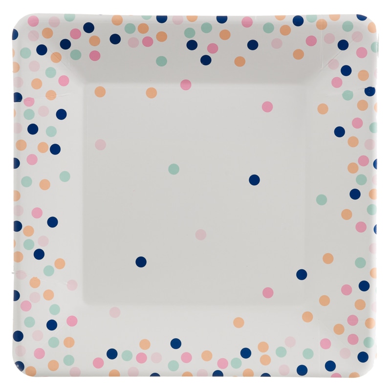 Square Paper Plates 20pk Picnic Essentials B&M Stores