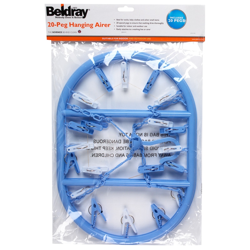 Beldray 20 Peg Clothes Airer Laundry B&M Stores