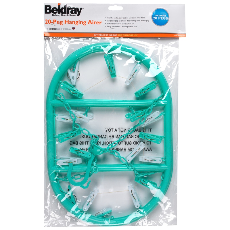 Beldray 20 Peg Clothes Airer Laundry B&M Stores
