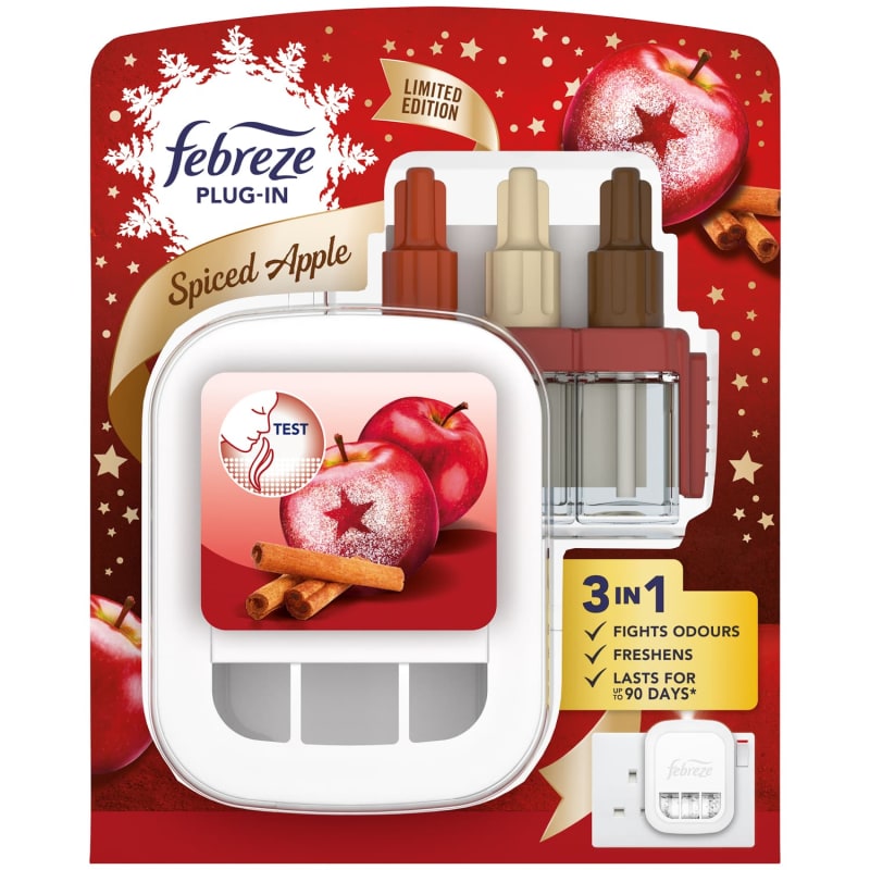 Febreze 3Volution Starter Kit - Spiced Apple | Air Fresheners - B&M