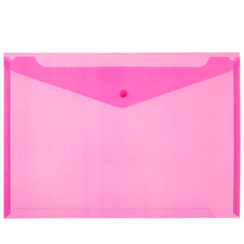 A4 Popper Wallets 8pk Assorted Colours Stationery B&M