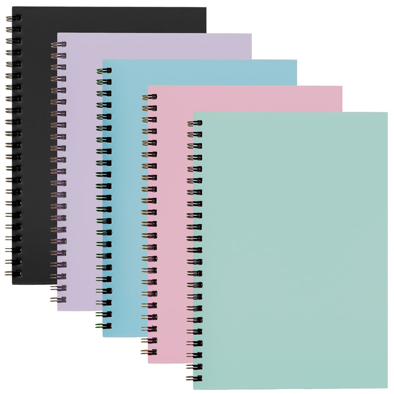 A4 Bright Hardback Book Stationery B&M