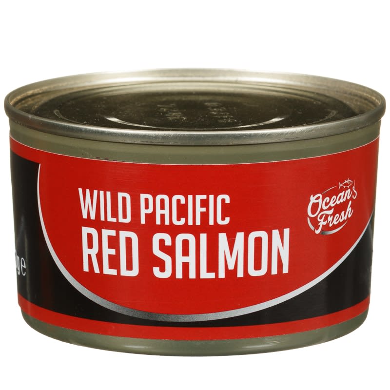 Ocean's Fresh Wild Pacific Red Salmon 213g Tinned Food