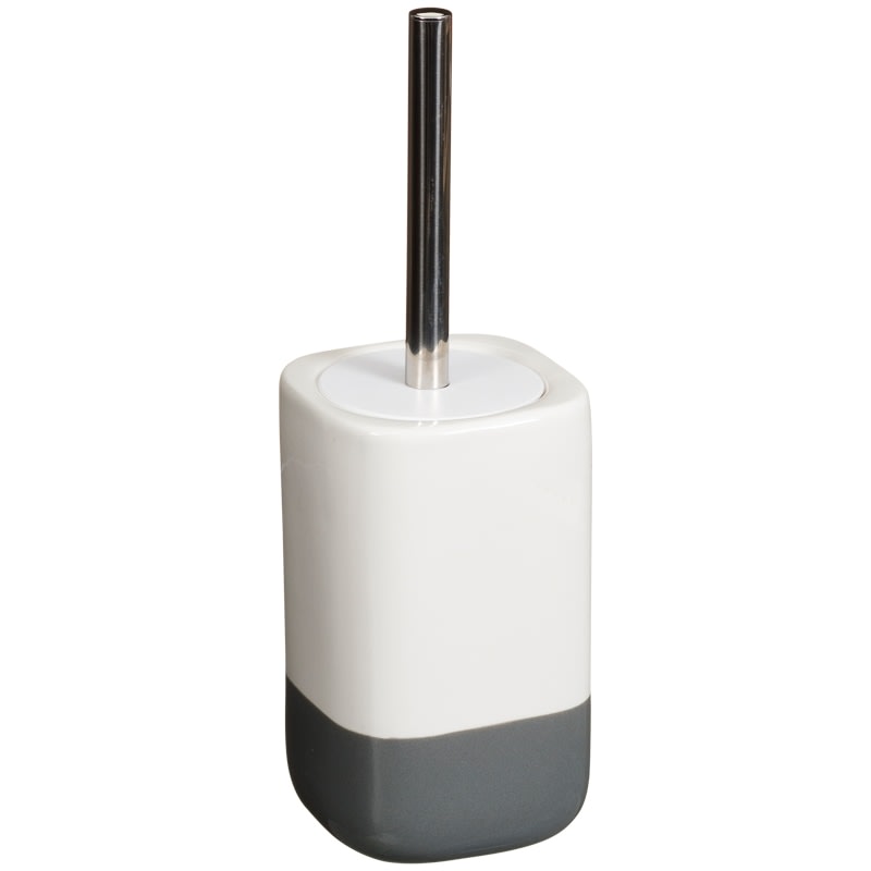 Dipped Coloured Toilet Brush & Holder Home Bathroom B&M