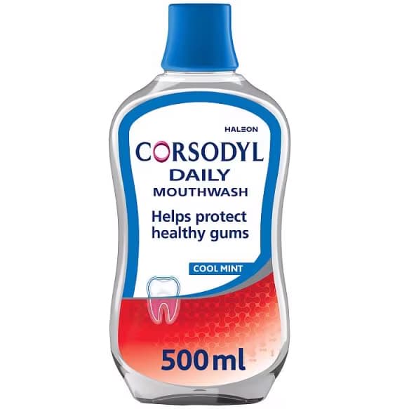 Corsodyl Daily Mouthwash 500ml - Cool Mint