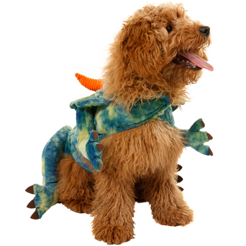 Dogs Novelty Fancy Dress Costume Dinosaur Pets B&M