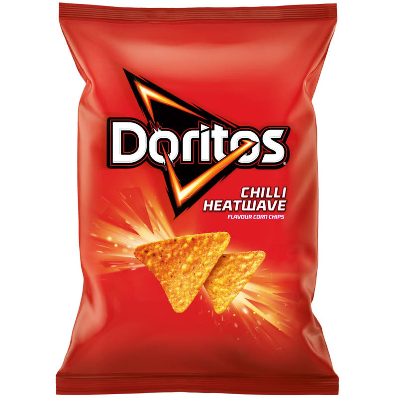 Doritos Chilli Heatwave Tortilla Chips 180g Groceries B&M