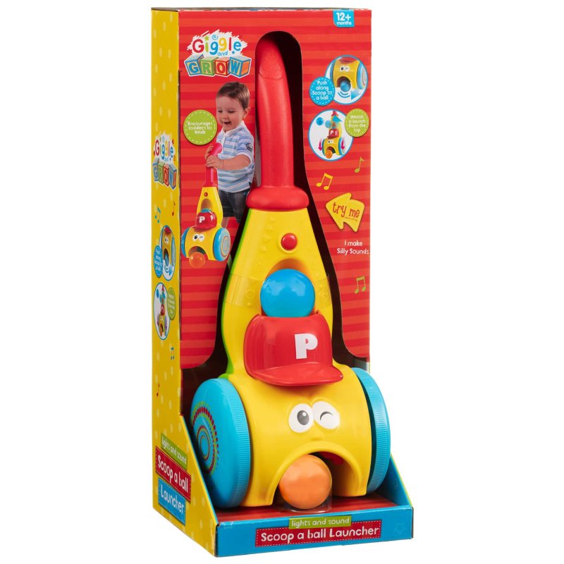 Giggle & Grow ScoopaBall Launcher Cheap Toys for Toddlers B&M