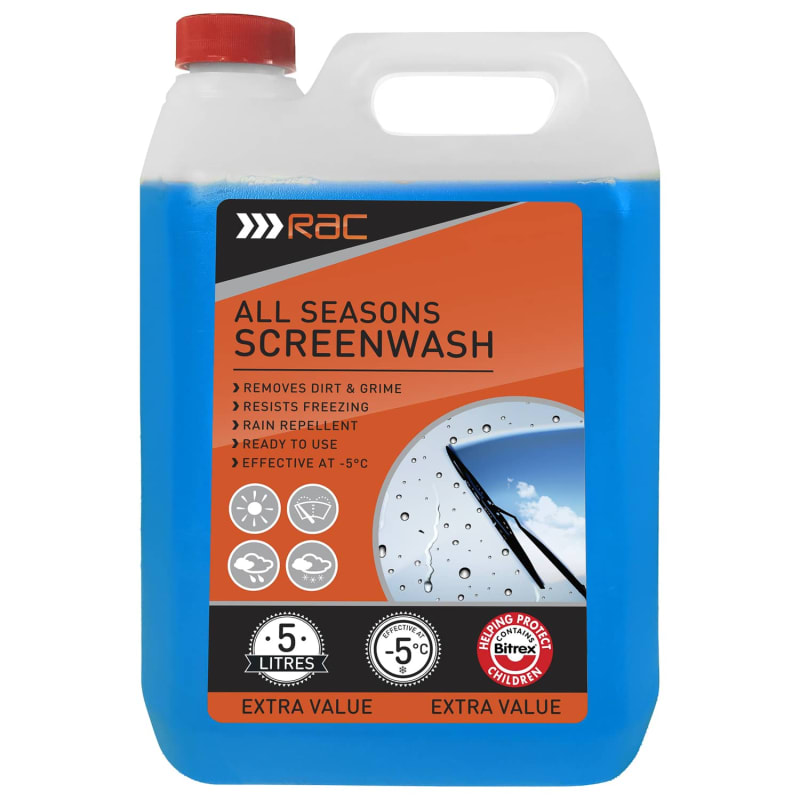 RAC All Seasons Screenwash 5L Car Care B&M