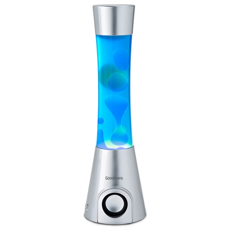 Goodmans Bluetooth Lava Lamp Speaker Blue Speakers