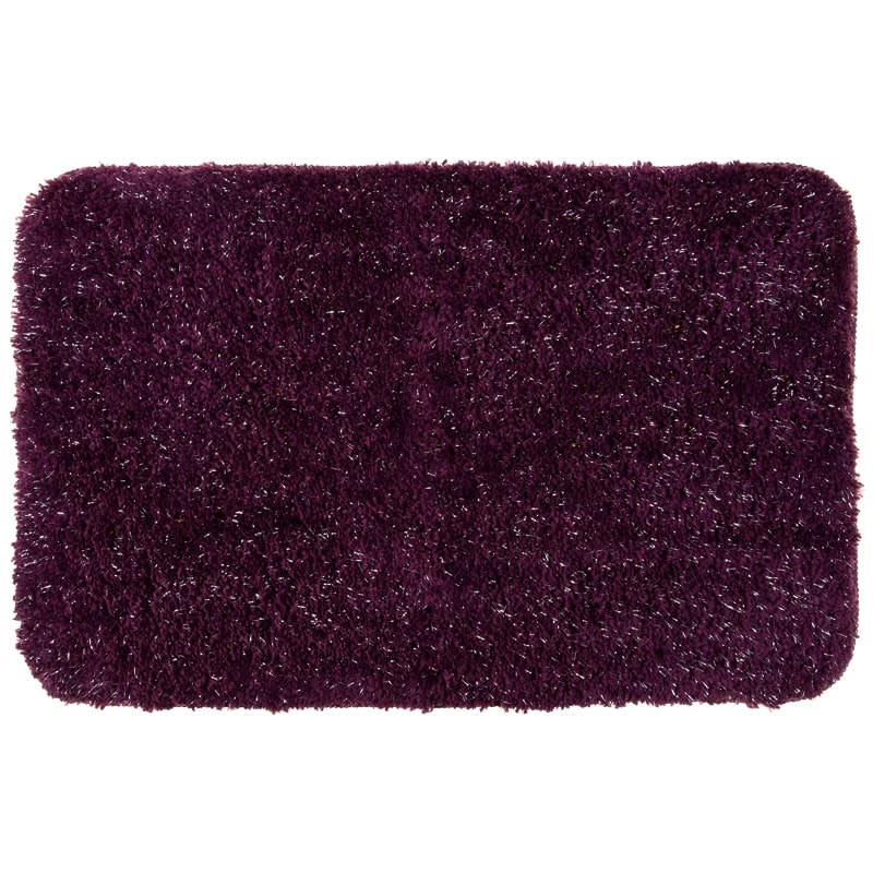 Sparkle Supersoft Deluxe Bath Mat Home Bathroom B M 329042 Sparkle Supersoft Deluxe Bathmat Plum