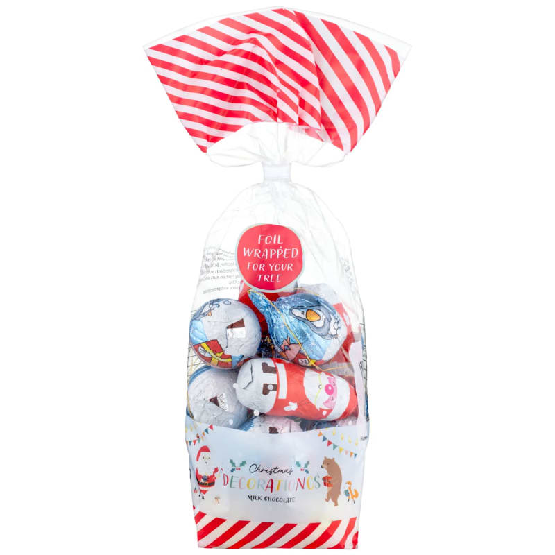 Hollow Chocolate Christmas Tree Decorations 100g Decorations B&M