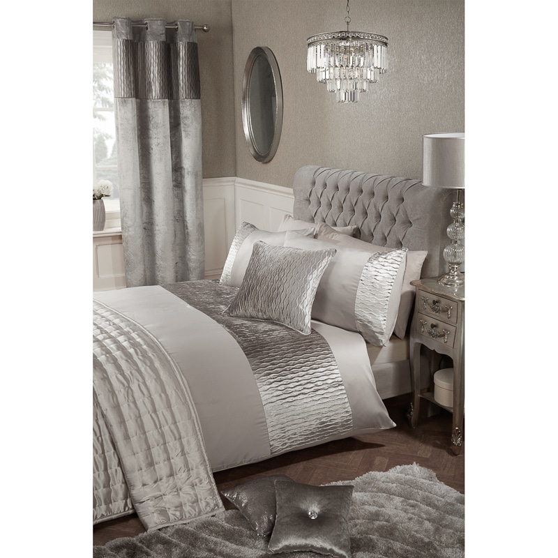 Full Ombre Velvet Duvet Set King Bedding B M Karina Bailey Vanessa Ripple Velvet Duvet Set King