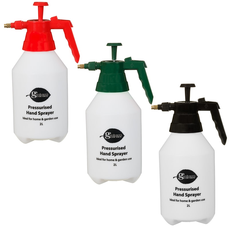 Pressure Hand Sprayer 2L Black Watering B&M