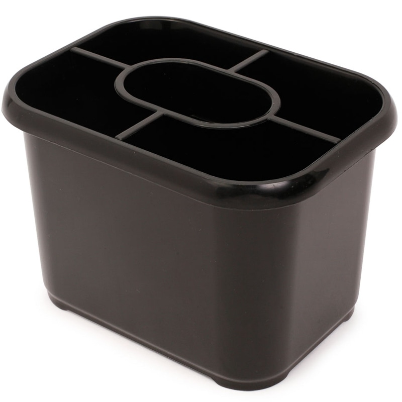 Addis Cutlery Drainer Black Kitchen Accessories B&M