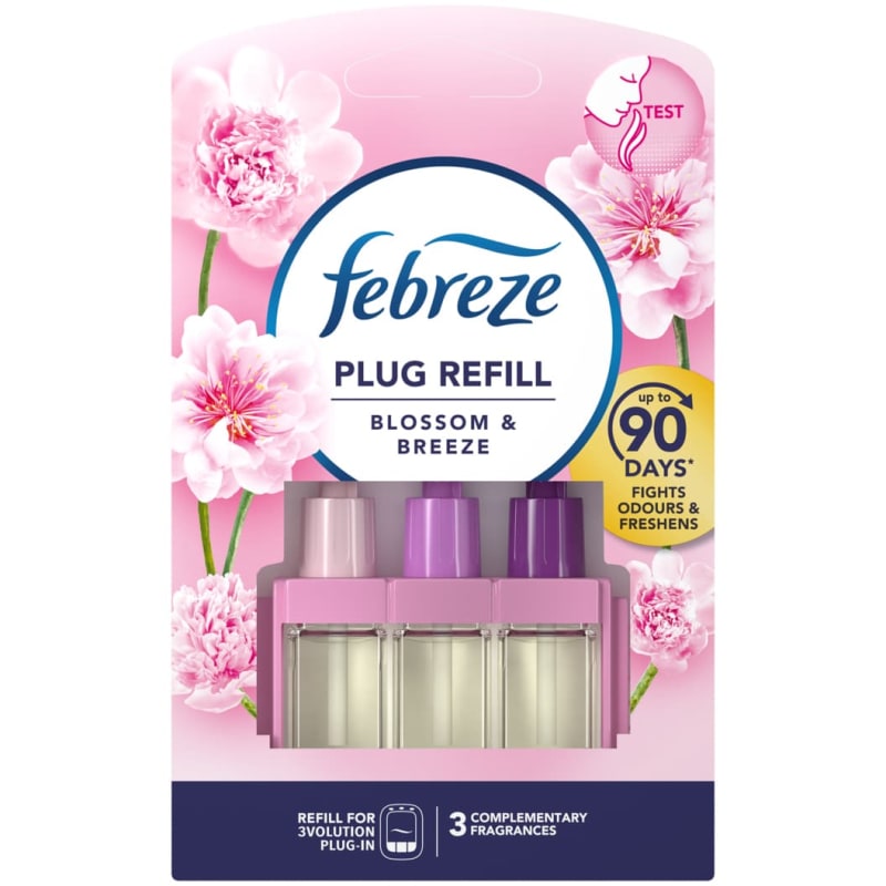 Febreze 3Volution PlugIn Refill Blossom Air Fresheners B&M